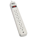 Tripp Lite Protect It! 6-Outlet Surge Protector 8 ft. (2.43 m) Cord 990 Joules Low-Profile Right-Angle 5-15P plug