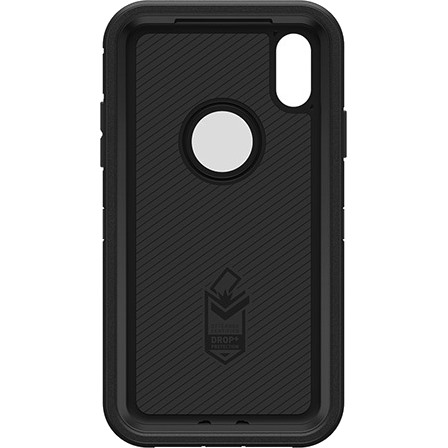 OtterBox Defender Rugged Carrying Case (Holster) Apple iPhone XR Smartphone - Black