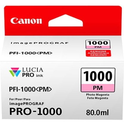 Canon LUCIA PRO PFI-1000 PM Original Inkjet Ink Cartridge - Photo Magenta Pack