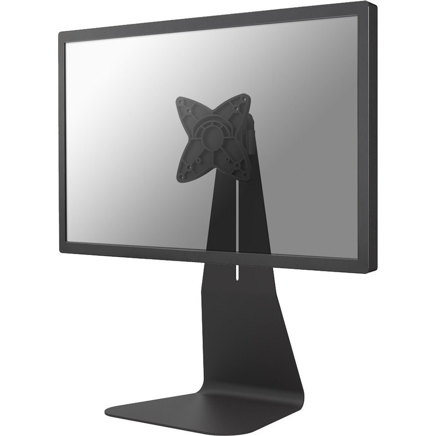 Newstar Stylish Tilt/Turn/Rotate Desk Stand for 10-27" Monitor Screen, Height Adjustable - Black