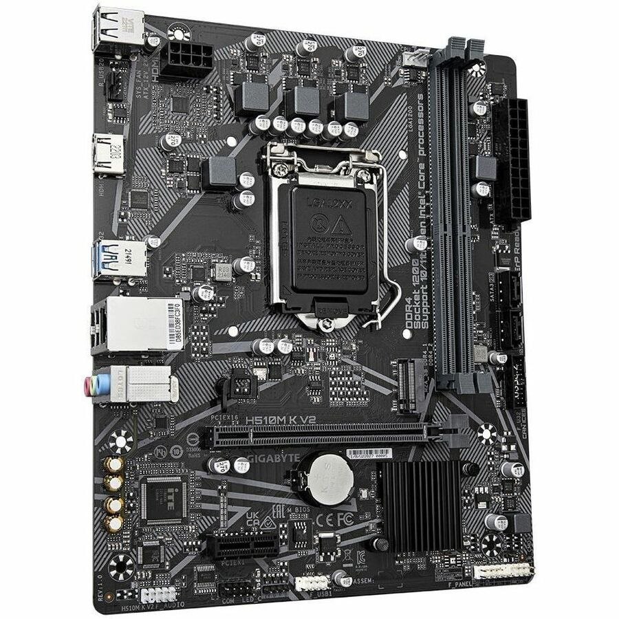 Gigabyte Ultra Durable H510M K V2 Desktop Motherboard - Intel H470 Chipset - Socket LGA-1200 - Micro ATX