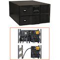 Tripp Lite by Eaton UPS SmartOnline 208/240V 8kVA 7.2kW Double-Conversion UPS 6U Rack/Tower Extended Run Network Card Options USB DB9 Bypass Switch NEMA outlets 50A plug