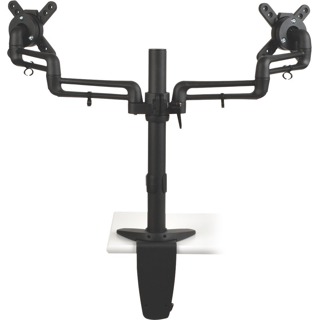 Eaton Tripp Lite Series Dual Full Motion Flex Arm Desk Clamp for 13" to 27" Monitors