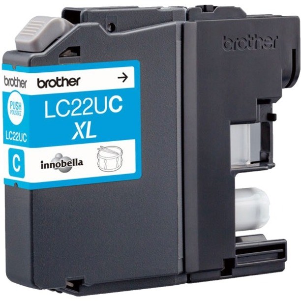 Brother LC22UC Original Inkjet Ink Cartridge - Cyan Pack