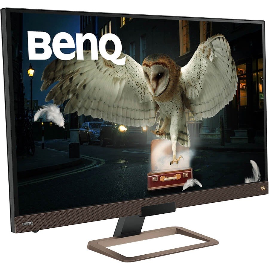 BenQ Entertainment EW3280U 81.3 cm (32") 4K UHD WLED Gaming LCD Monitor - 16:9 - Metallic Black, Metallic Brown