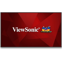 ViewSonic CDE4330 43" 4K UHD Wireless Presentation Display 24/7 Commercial Display with Portrait Landscape, USB C, Wifi/BT Slot, RJ45 and RS232