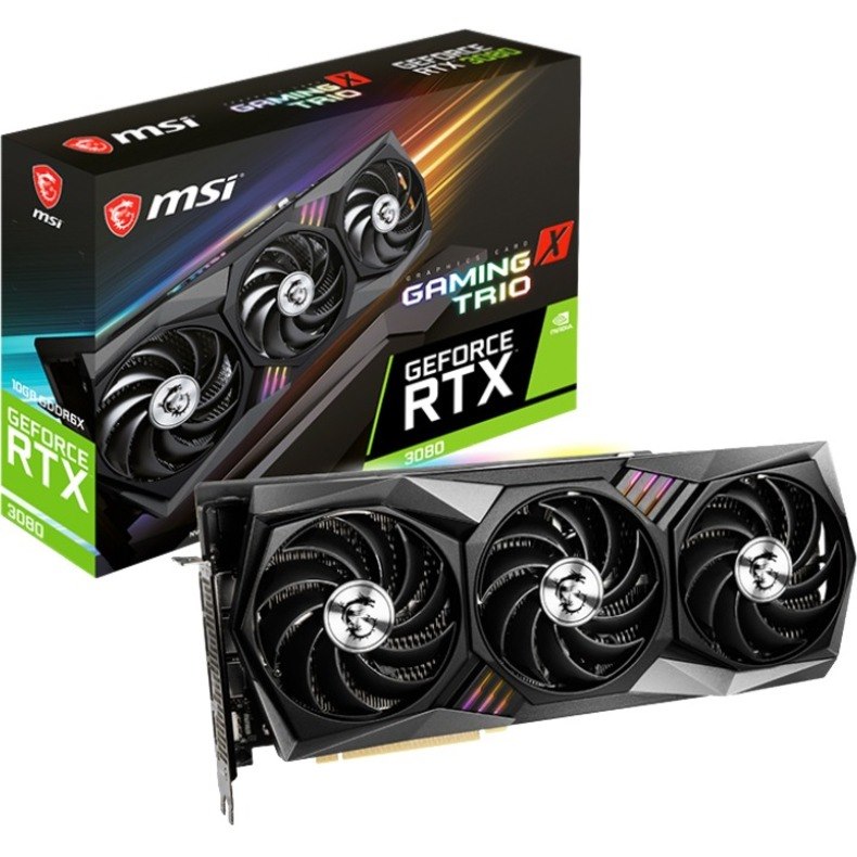 MSI NVIDIA GeForce RTX 3080 Graphic Card - 10 GB GDDR6X