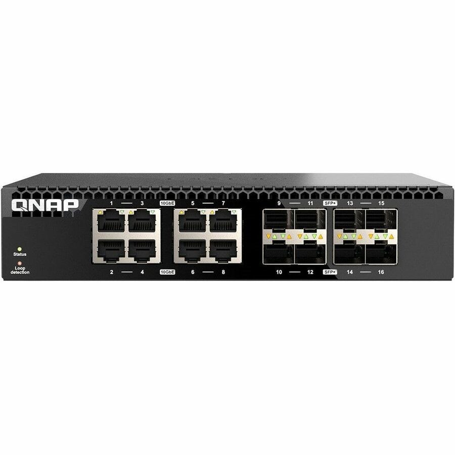 QNAP QSW-3216R-8S8T 8 Ports Ethernet Switch - 10 Gigabit Ethernet - 10GBase-T, 10GBase-X, 1000Base-X, 5GBase-T, 2.5GBase-T, 10/100/1000Base-T
