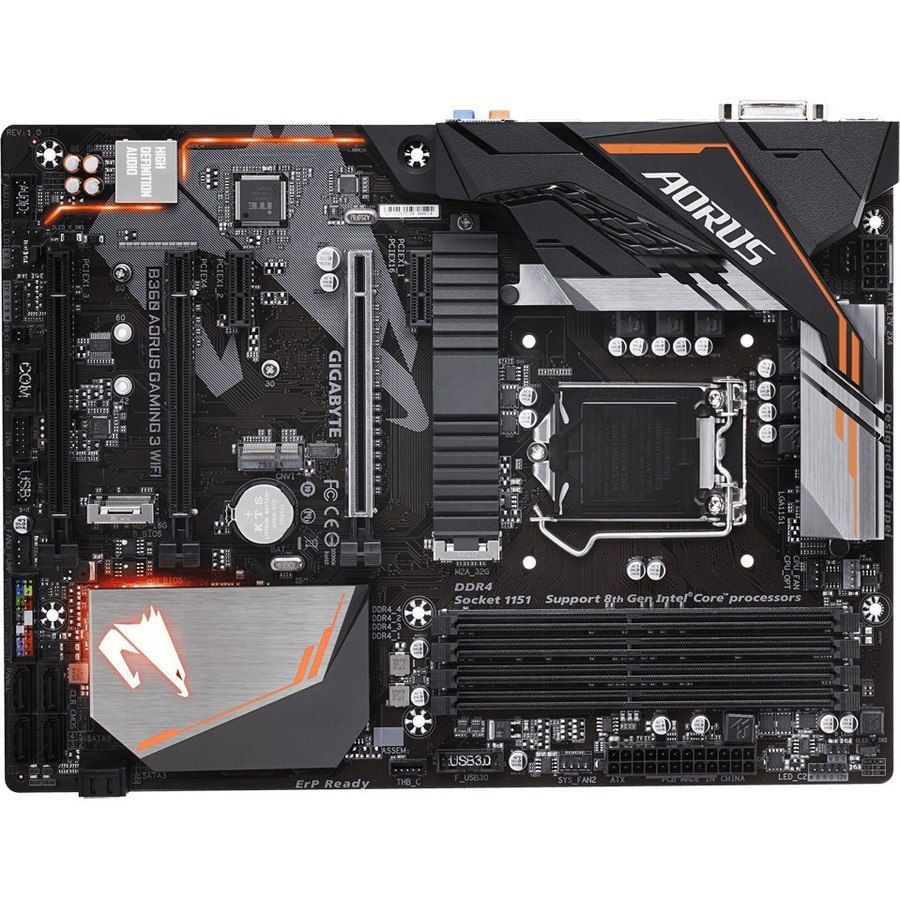 Aorus B360 AORUS GAMING 3 WIFI Desktop Motherboard - Intel B360 Chipset - Socket H4 LGA-1151 - Intel Optane Memory Ready - ATX