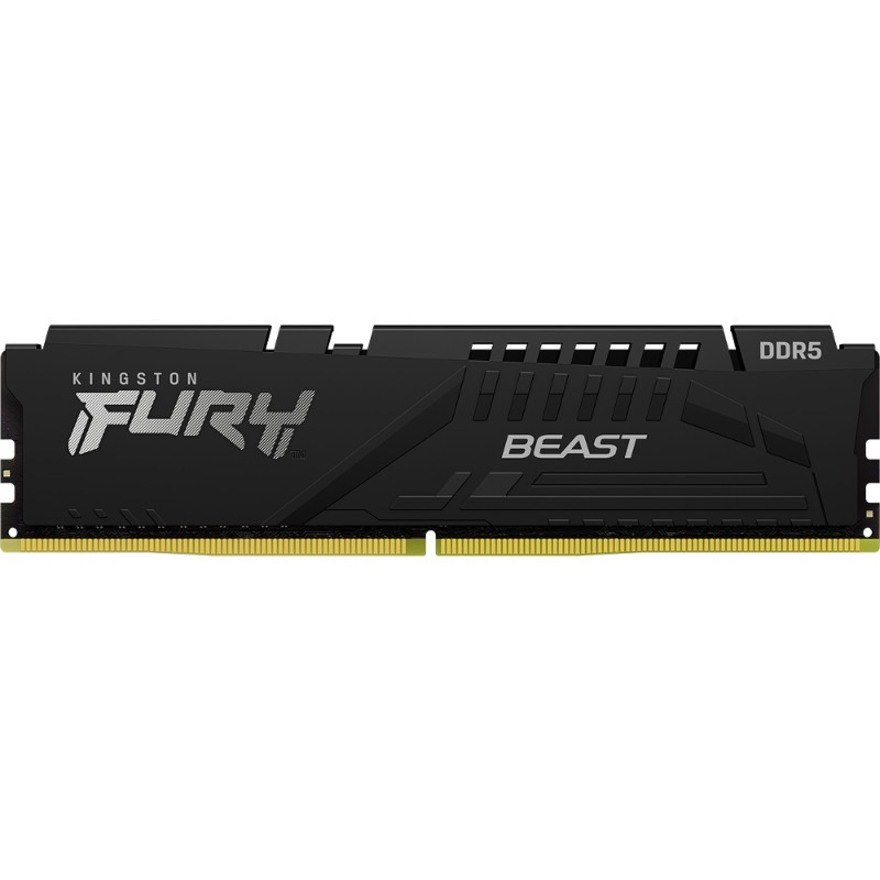 Kingston FURY Beast RAM Module for Motherboard - 64 GB (2 x 32GB) - DDR5-4800/PC5-38400 DDR5 SDRAM - 4800 MHz Dual-rank Memory - CL38 - 1.10 V