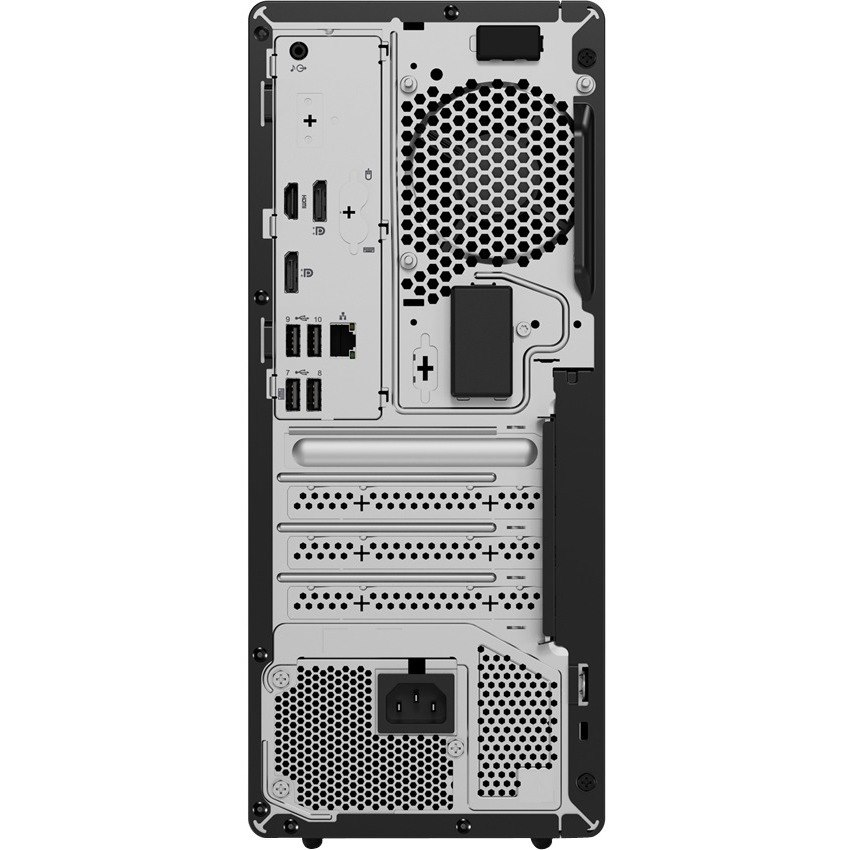 Lenovo ThinkCentre M70t Gen 3 11T6001YUS Desktop Computer - Intel Core i5 12th Gen i5-12400 Hexa-core (6 Core) 2.50 GHz - 16 GB RAM DDR4 SDRAM - 256 GB NVMe M.2 PCI Express PCI Express NVMe 4.0 x4 SSD - Tower - Black