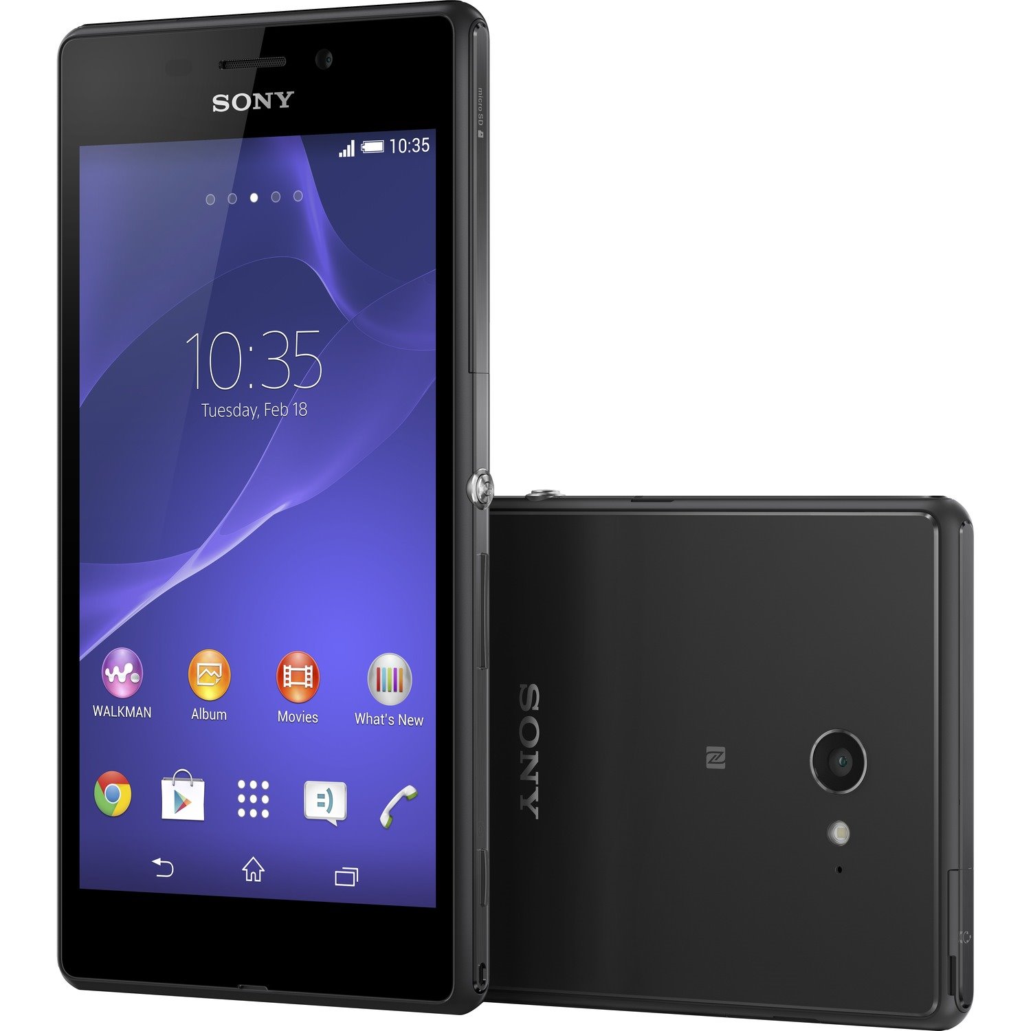 Sony Mobile Sony Xperia M2 8 GB Smartphone - 12.2 cm (4.8") LCD QHD 540 x 960 - 1 GB RAM - Android 4.3 Jelly Bean - 4G - Black