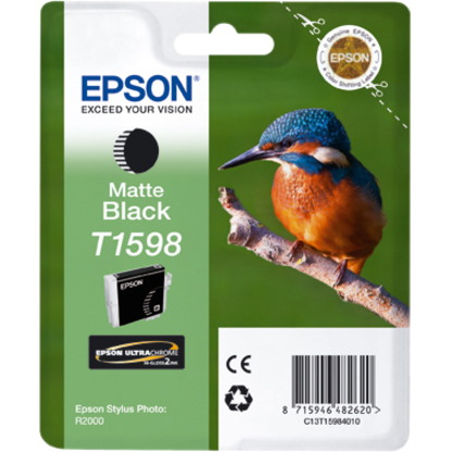 Epson UltraChrome Hi-Gloss2 T1598 Original Inkjet Ink Cartridge - Matte Black Pack