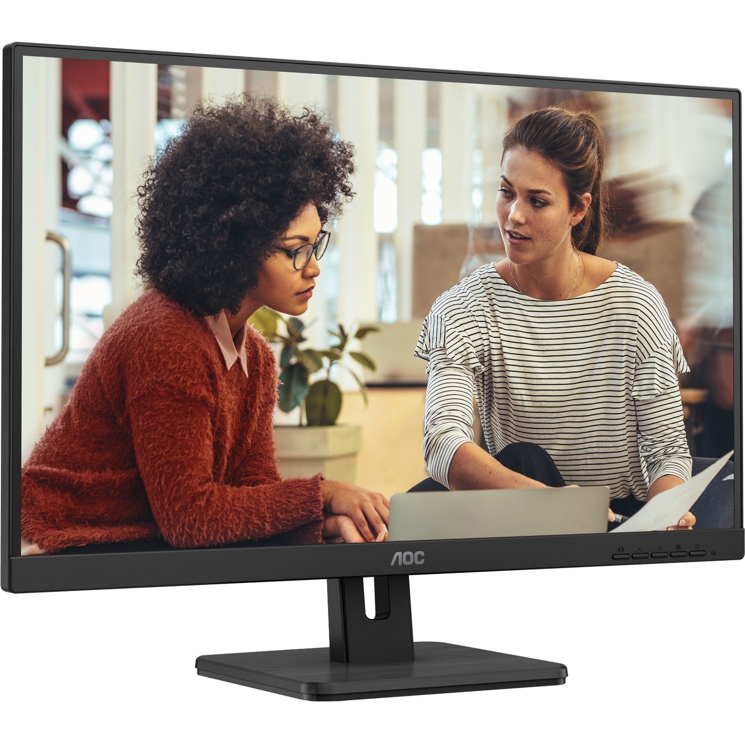 AOC 24E3UM 24" Class Full HD LCD Monitor - 16:9 - Textured Black