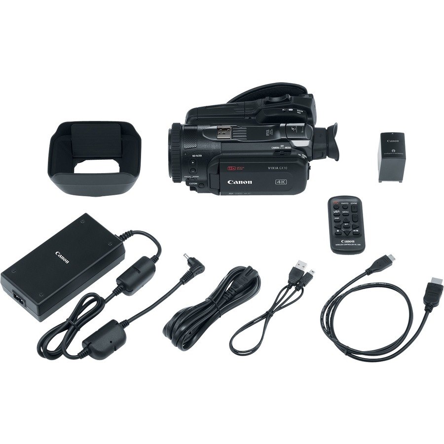 Canon VIXIA GX10 Digital Camcorder - 3.5" LCD Touchscreen - CMOS - 4K