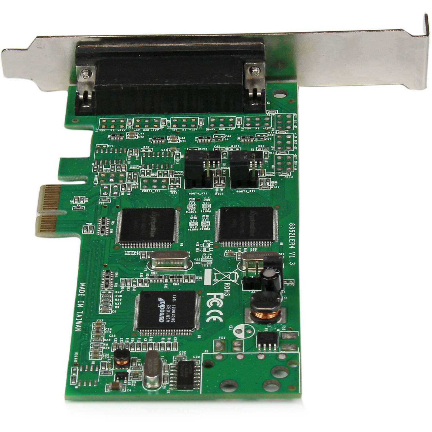 StarTech.com 4 Port PCI Express PCIe Serial Combo Card - 2 x RS232 2 x RS422 / RS485