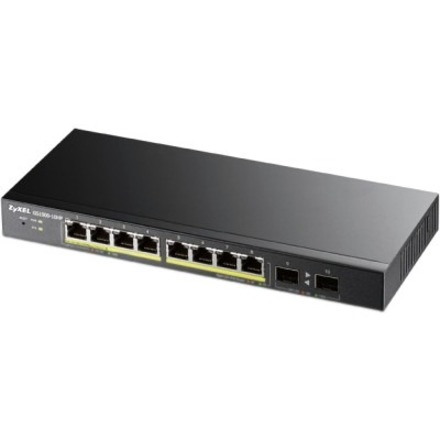 ZYXEL GS1900 GS1900-10HP 8 Ports Manageable Ethernet Switch - Gigabit Ethernet - 1000Base-X, 10/100/1000Base-TX