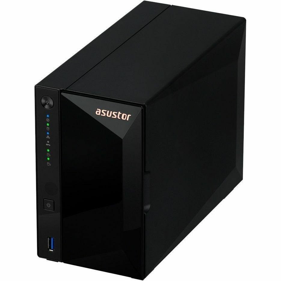 Asustor Drivestor 2 Pro Gen2 As3302t V2 2 Bay Nas, Quad-Core 1.7GHZ Cpu, 2.5Gbe