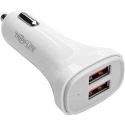 Tripp Lite by Eaton USB Car Charger Dual-Port with Autosensing 5V 4.8A Fast Charger for Tablets and Cell Phones