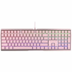 CHERRY MX 3.0S Wired RGB Keyboard, MX BROWN SWITCH, For Office And Gaming, Pink