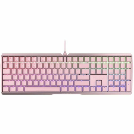 CHERRY MX 3.0S Wired RGB Keyboard, MX BLACK SWITCH, For Office And Gaming, Pink