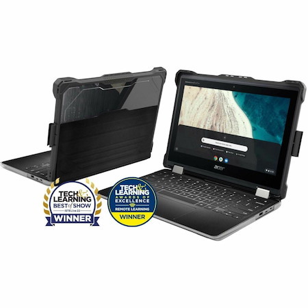 MAXCases, Chromebook cases, 12, 12 inches, shock absorption, durability guaranteed, lightweight, Acer R851T Spin 512 Chromebook, custom color, black