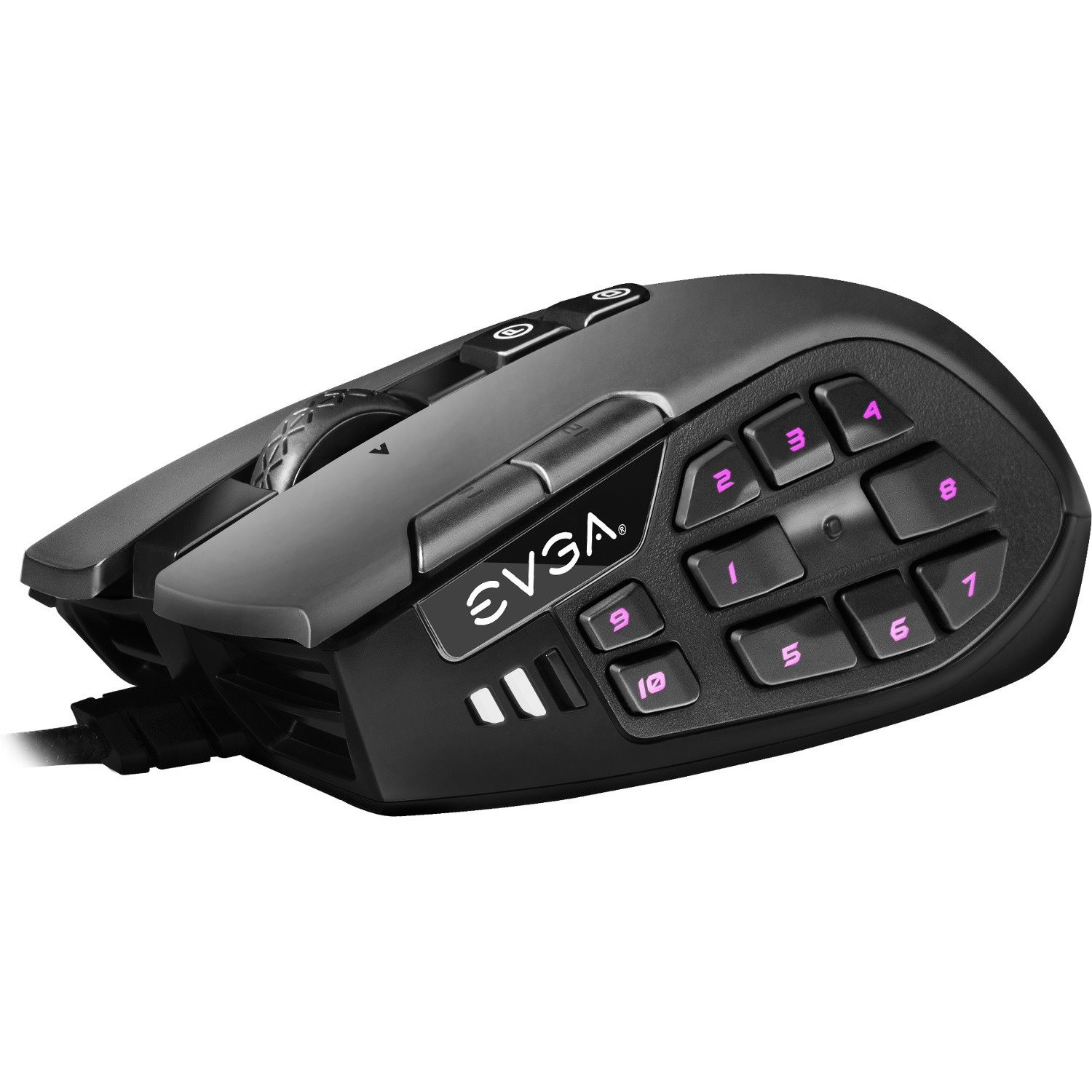 EVGA X15 Gaming Mouse - USB 2.0 Type A - Optical - 20 Button(s) - Black