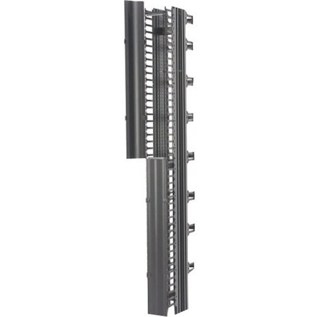 Eaton RCM+ Vertical Cable Manager, Dual Density, 6"W X 84"H, Flat Black