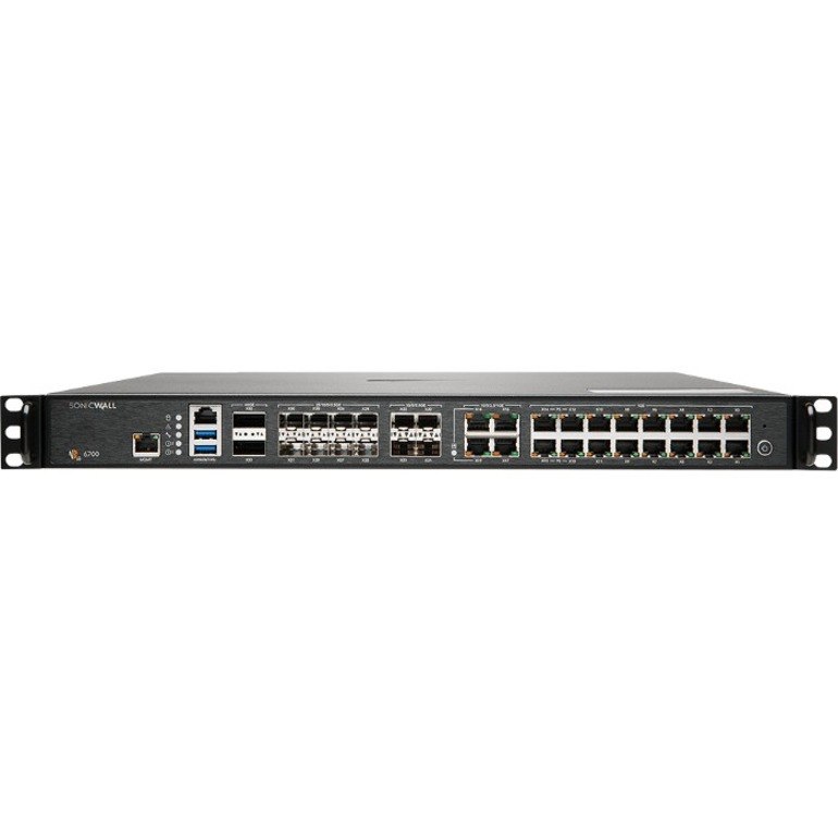 SonicWall 6700 Network Security/Firewall Appliance - 3 Year Secure Upgrade Plus Essential Edition