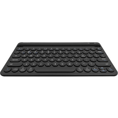 Macally Rechargeable iPad Bluetooth Compact Keyboard Quick Switch 3 Devices