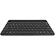Macally Rechargeable iPad Bluetooth Compact Keyboard Quick Switch 3 Devices