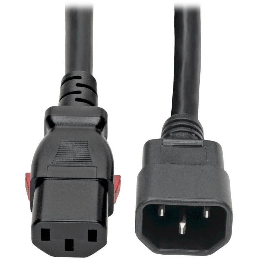 Eaton Tripp Lite Series Heavy-Duty PDU Power Cord, Locking C13 to C14 - 15A, 250V, 14 AWG, 10 ft. (3.05 m)