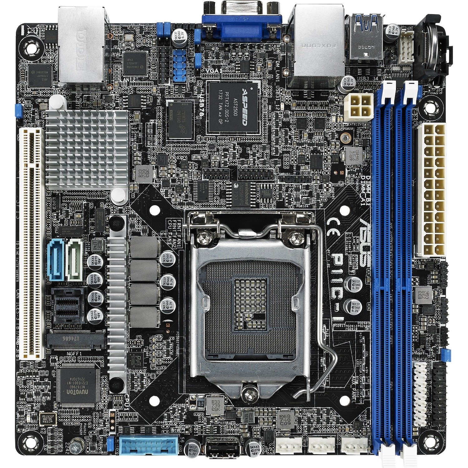 Asus P11C-I Server Motherboard - Intel C242 Chipset - Socket H4 LGA-1151 - Mini ITX