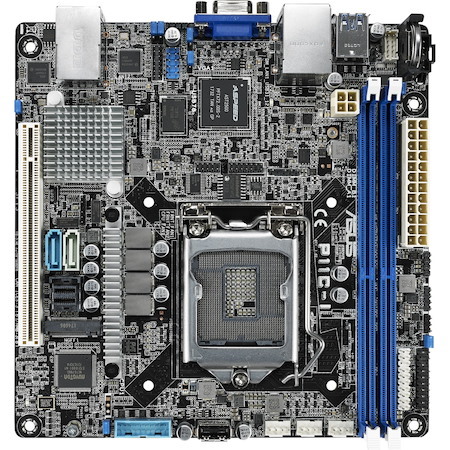 Asus P11C-I Server Motherboard - Intel C242 Chipset - Socket H4 LGA-1151 - Mini ITX