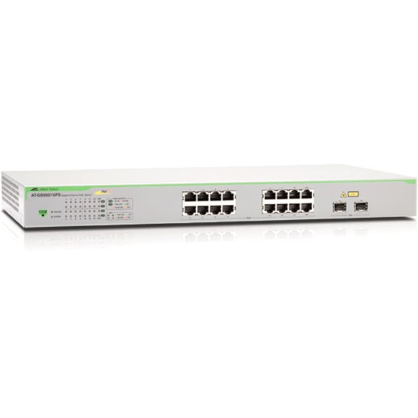Allied Telesis GS950 PS AT-GS950/16PS 16 Ports Manageable Ethernet Switch - 10/100/1000Base-T
