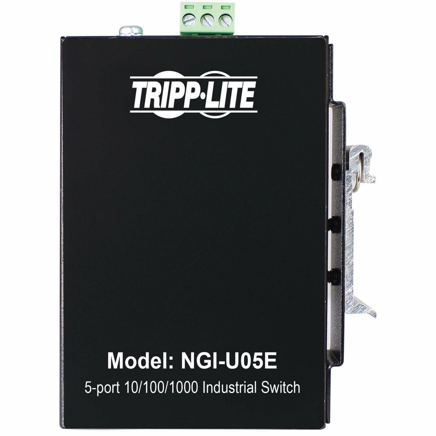 Tripp Lite by Eaton 5-Port Unmanaged Industrial Gigabit Ethernet Switch - 10/100/1000 Mbps, Ruggedized, -40Â&deg; to 75Â&deg;C, EIP QoS, DIN/Wall Mount - TAA Compliant
