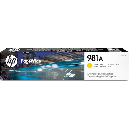 HP 981A Original Page Wide Ink Cartridge - Yellow Pack