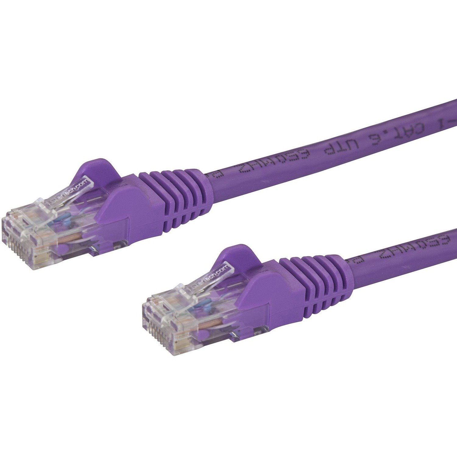 StarTech.com 8ft CAT6 Ethernet Cable - Purple Snagless Gigabit - 100W PoE UTP 650MHz Category 6 Patch Cord UL Certified Wiring/TIA
