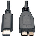 Eaton Tripp Lite Series USB-C to USB Micro-B Cable (M/M) - USB 3.2, Gen 2 (10 Gbps), Thunderbolt 3 Compatible, 3 ft. (0.91 m)