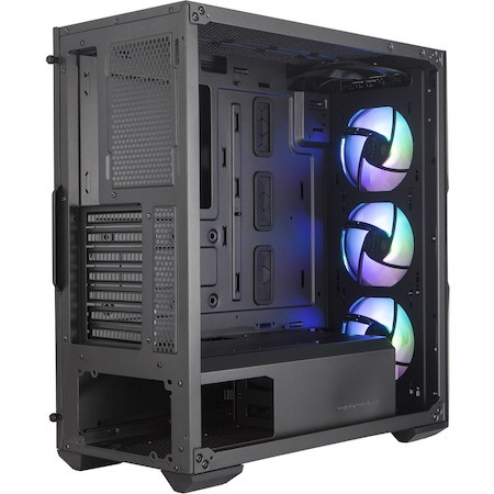 Cooler Master MasterBox MCB-D500D-KGNN-SAU Computer Case - ATX Motherboard Supported - Mid-tower - Steel, Plastic, Tempered Glass - Black