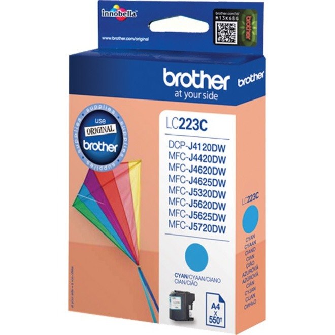 Brother LC-223C Original Inkjet Ink Cartridge - Cyan Pack