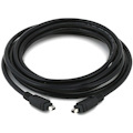 Monoprice IEEE-1394 FireWire iLink DV Cable 4P-4P M/M - 10ft (BLACK)
