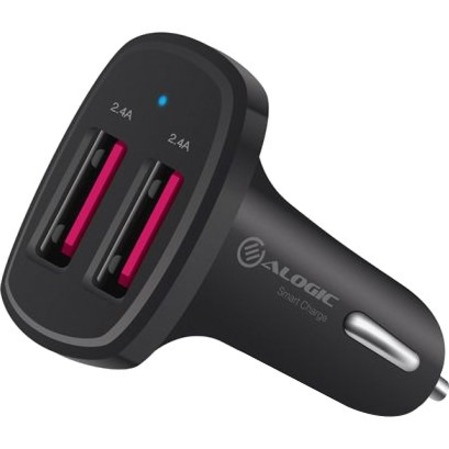 Alogic 2 Port USB-A Car Charger 5V/4.8A