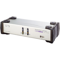 Aten CS1742 2-Port Dual-View KVM Switch-TAA Compliant