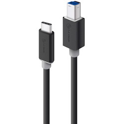 Alogic 1 m USB-C/USB-B Data Transfer Cable for Notebook, Computer, Printer, Docking Station, Chromebook - 1