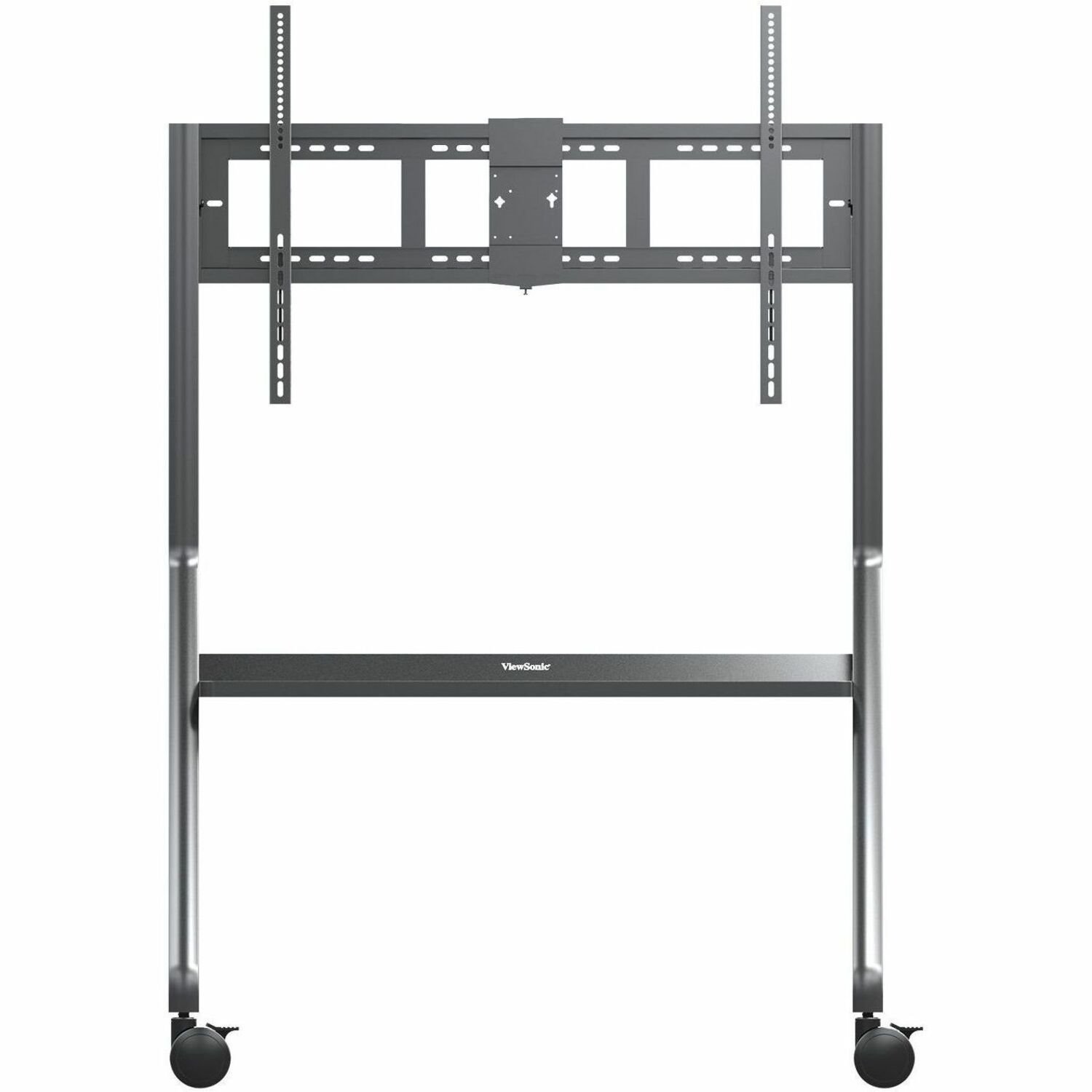 ViewSonic VB-STND-009 Slim Mobile Cart, Compatible with Displays up to 105" and 265 lbs. Max