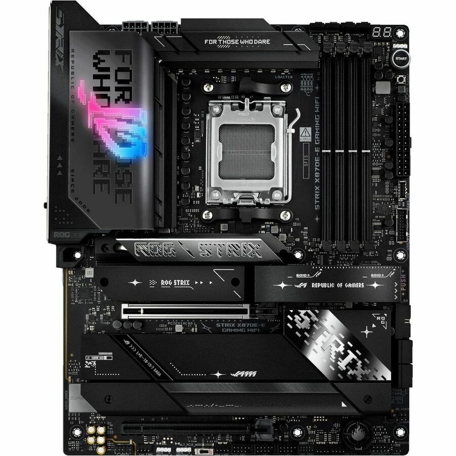 Asus ROG Strix X870E-E GAMING WIFI Gaming Desktop Motherboard - AMD X870E Chipset - Socket AM5 - ATX