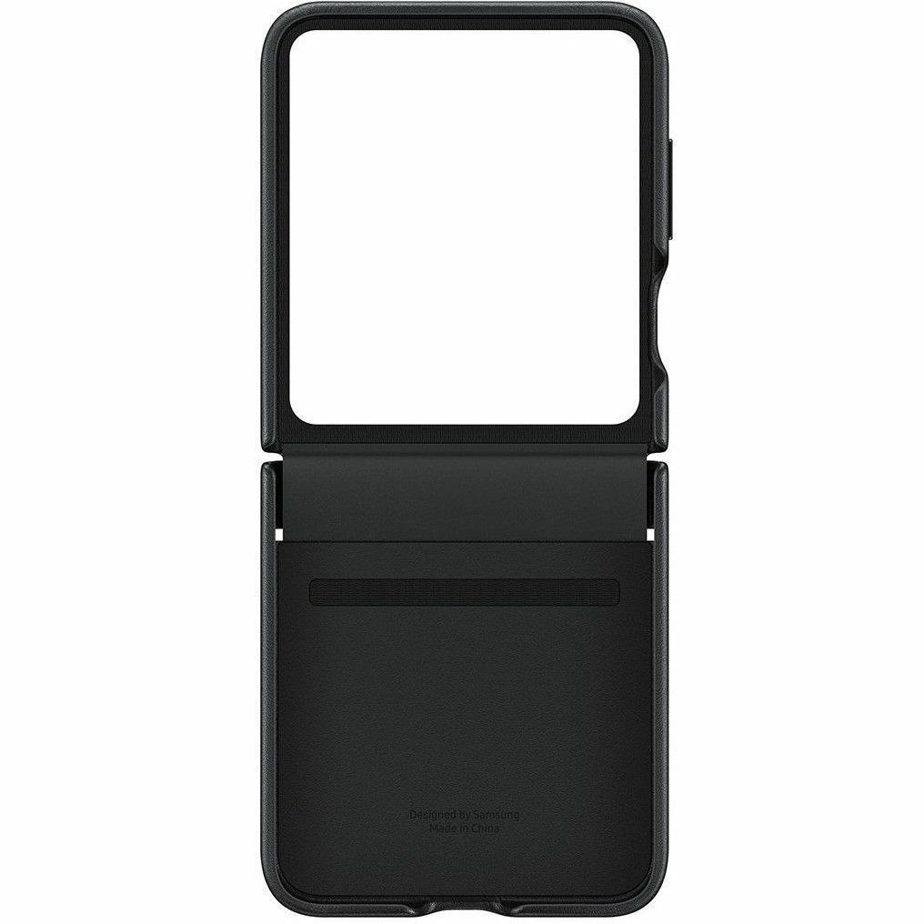 Samsung Galaxy Z Flip5 Flap Eco-Leather Case, Black