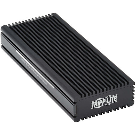 Tripp Lite by Eaton USB-C to M.2 NVMe and SATA SSD (M-Key) Gaming Enclosure Adapter - USB 3.2 Gen 2 (10 Gbps), LEDs