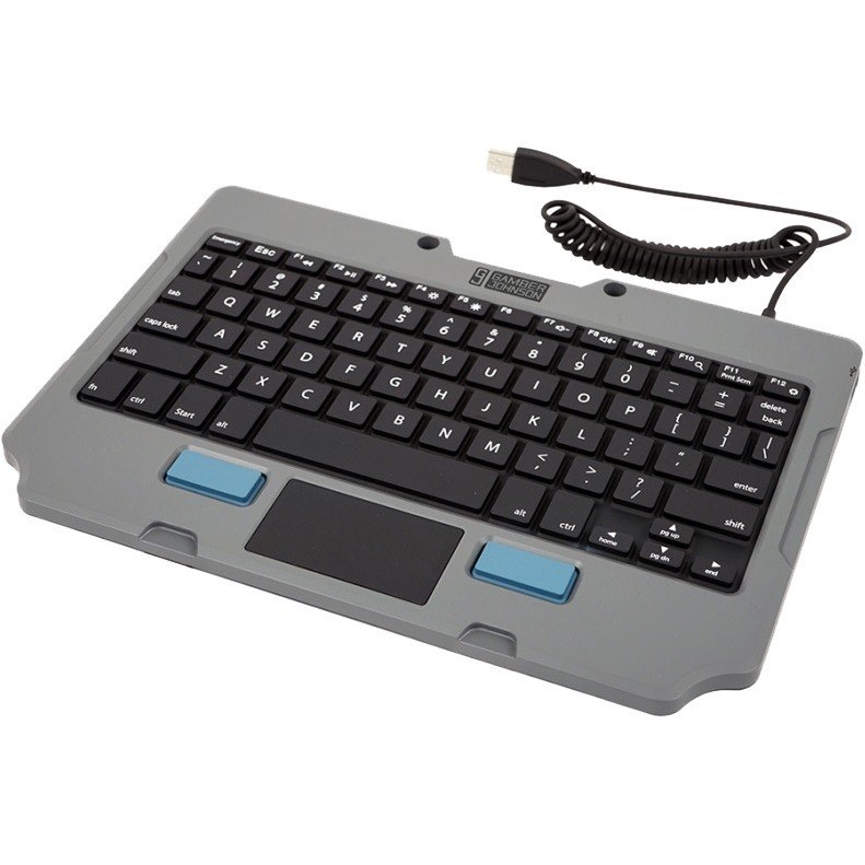 Gamber-Johnson Keyboard - USB Type A Interface - TouchPad - English (US)